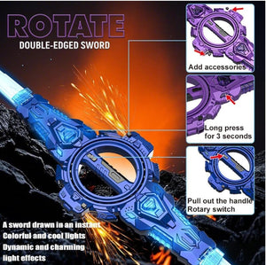 NeoBlade™ LED Rotating Double-Edged Sword Launcher